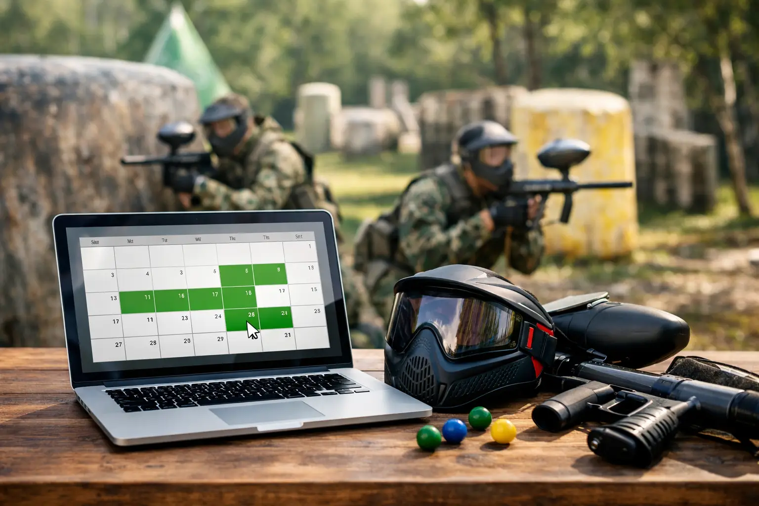 Check Availability at Your Paintball Venue
