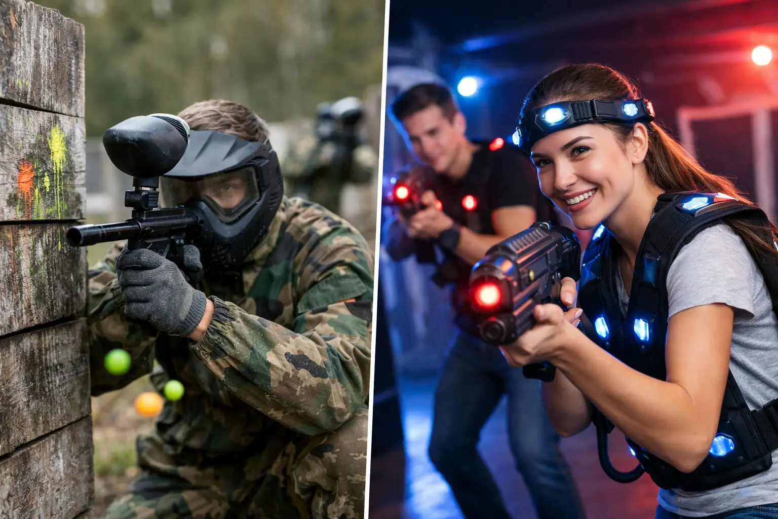 Paintball vs Lasertag Parties: Which Wins?