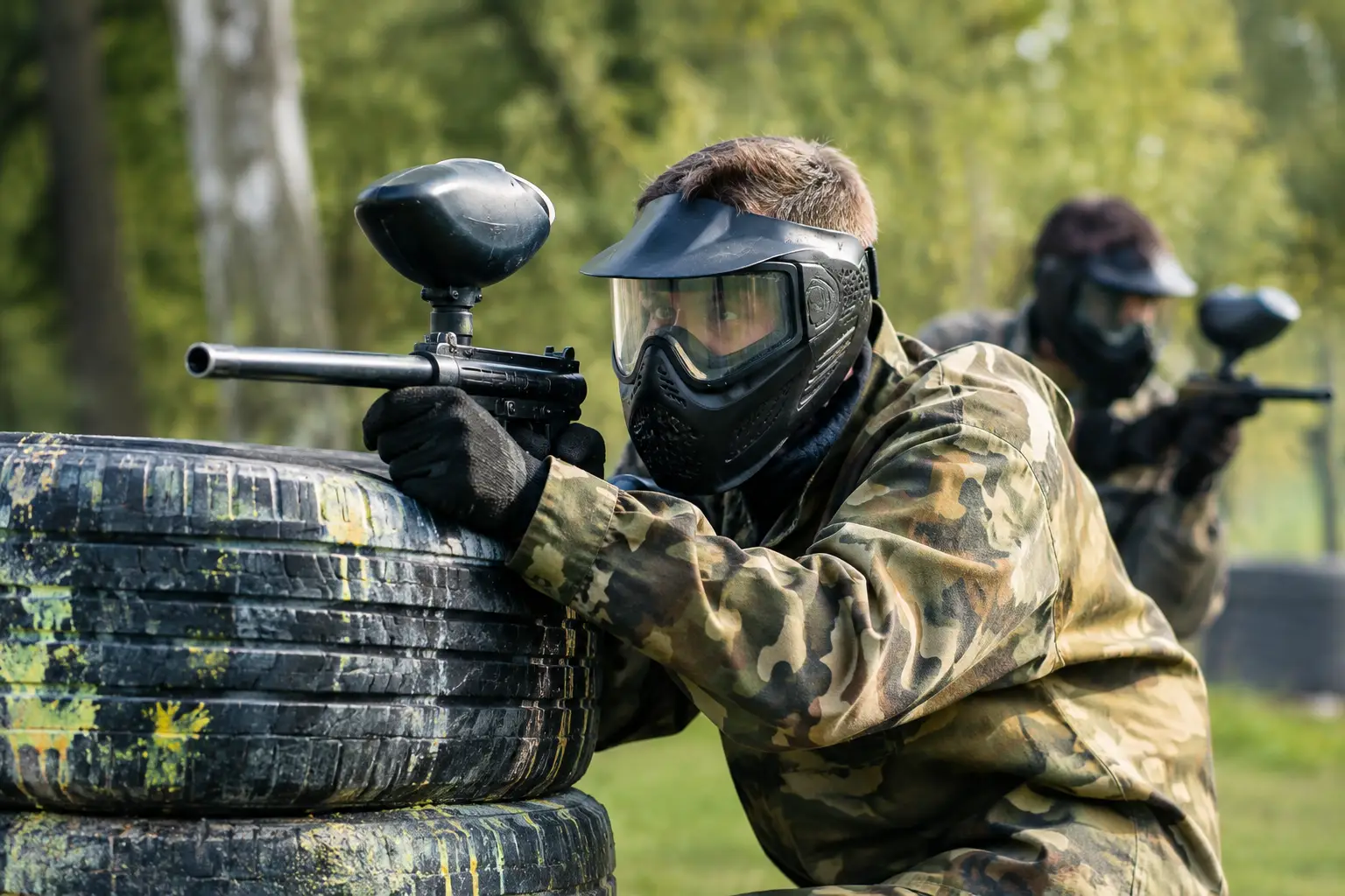 Book Glasgow Paintball Centre for Group Action